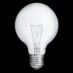 Unison Glob 80mm klar E27 25W – dekorativ globepære