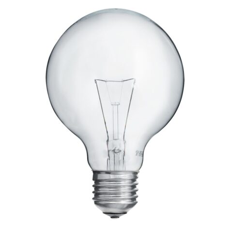 Unison Glob 80mm klar E27 40W – Stemningsfullt lys