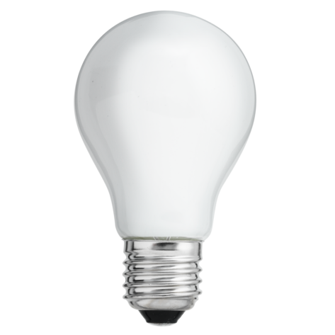 Unison Normal opal E27 7W 3000K dimbar – klassisk pære
