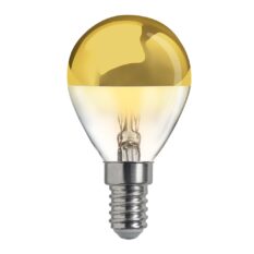 Hidden Light toppforspeilet klot gull E14 4W 2700K dimbar