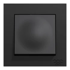 ELKO Bryter 6/1 Plus Havplast Sort – 1-polet bryter