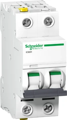 Schneider Acti9 iC60H Automatsikring 2P 16A B-Kurve