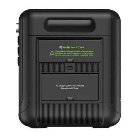 FOSSiBOT F2400 bærbar kraftstasjon 2400W Sort_5