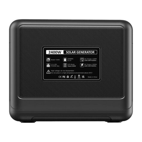 FOSSiBOT F2400 bærbar kraftstasjon 2400W Sort_7