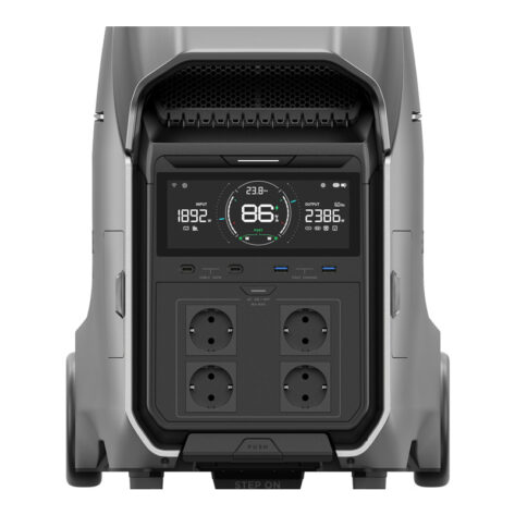 EcoFlow Delta Pro 3 kraftstasjon + 400W solcellepanel
