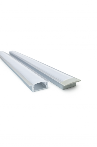 NP 1708A lav Aluprofil LED-Stripe 23x7mm 2M
