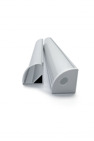 NP 1616A Hjørneprofil LED Stripe 16x16mm 2M