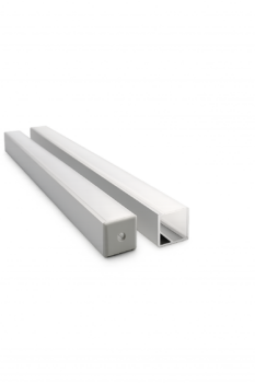 NP 1616B Hjørneprofil LED Stripe 16x16mm 2M