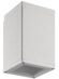 R-Line Milano IP54 Taklampe 1x6W GU10 2700K Hvit