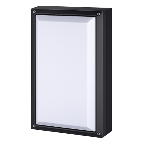 R-Line Malmø LED VeggArmatur 15W 3000K IP65 Matt Sort