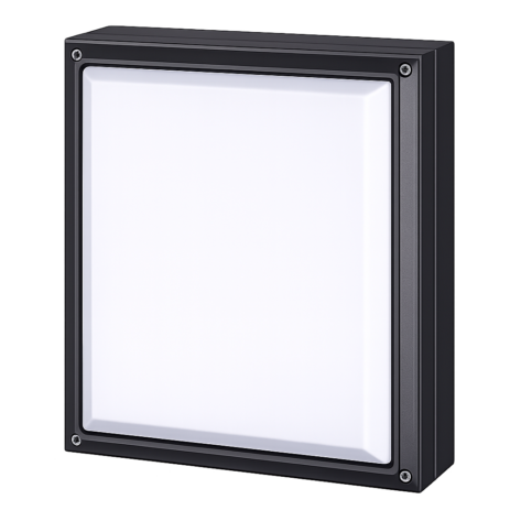 R-Line Stockholm IP54 Utelampe Vegg 15W 3000K Sort