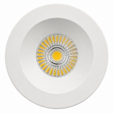 R-Line Outdoor Downlight 12W WarmDim IP44 Matt Hvit