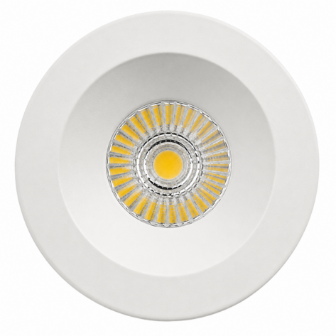 R-Line Outdoor Downlight 12W WarmDim IP44 Matt Hvit