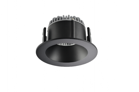 R-Line Elara IP44 Downlight 8W WarmDim Sort
