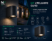 NP Utelampe GU10 IP65 – Moderne vegglampe i aluminium