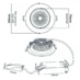 EcoDim Zigbee RGBWW Downlight Hvit IP54 6W 2700–6000K