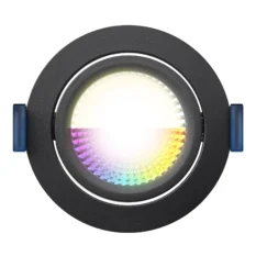 EcoDim Zigbee RGBWW Downlight Sort IP54 6W 2700–6000K