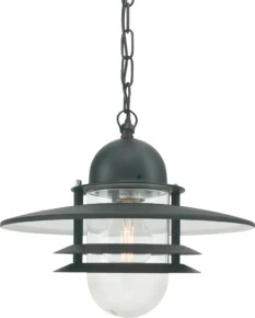 Norlys Oslo 240AB Sort Kjetting Klassisk Taklampe Utebruk