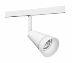 SG Zip 230V Matt Hvit Glass Spot 6W DimToWarm