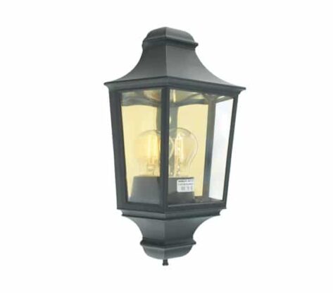 Norlys Glasgow 730 Vegglampe E27 IP54 Sort