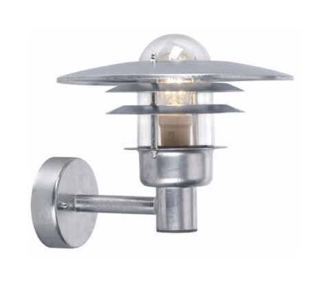 Larvik-690-vegglampe---Galvanisert