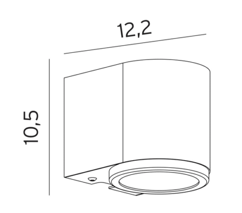 Mandal-1373-vegglampe-ned-matt