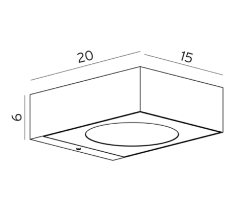 Hitra-1330-vegglampe-matt