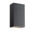 Rold-flat-vegglampe-sort