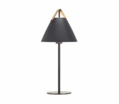 Strap-bordlampe-sort