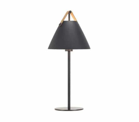 Strap-bordlampe-sort