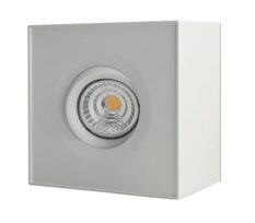 NP Utah Firkant Downlight WarmDim 9W 360 Tilt Hvit