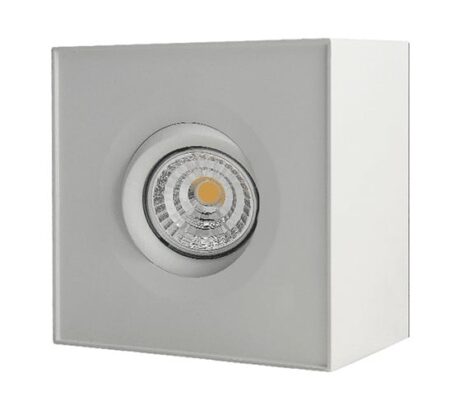 NP Utah Firkant Downlight WarmDim 9W 360 Tilt Hvit