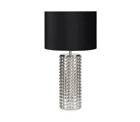 Proud-bordlampe---Solv-sort
